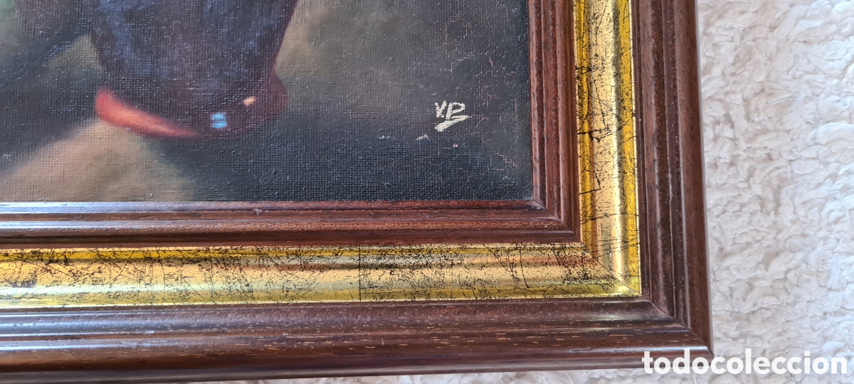 Arte: &Oacute;leo sobre lienzo enmarcado tem&aacute;tica bodeg&oacute;n - Foto 3