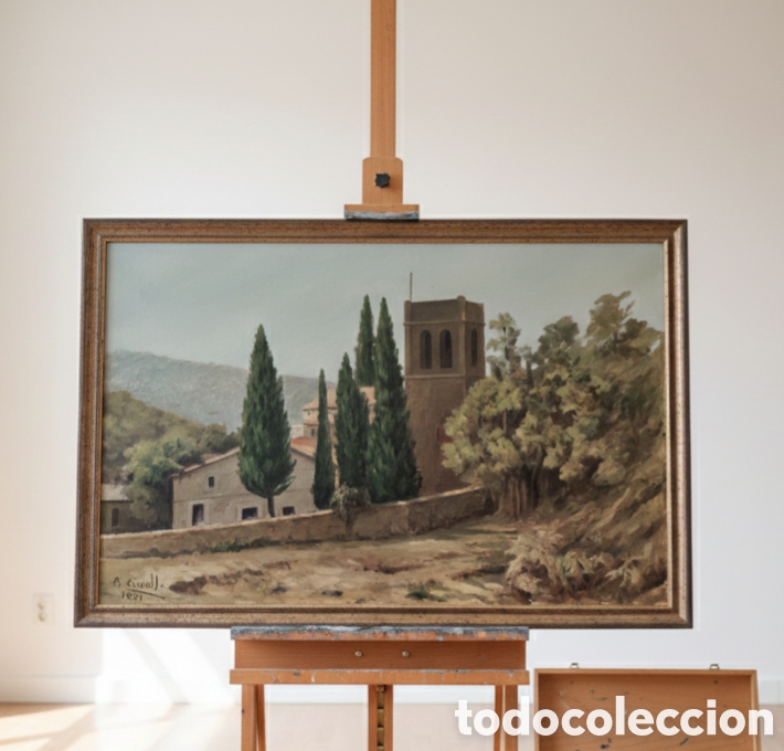 Arte: &Oacute;leo sobre lienzo ROSELL&Oacute; - Foto 1
