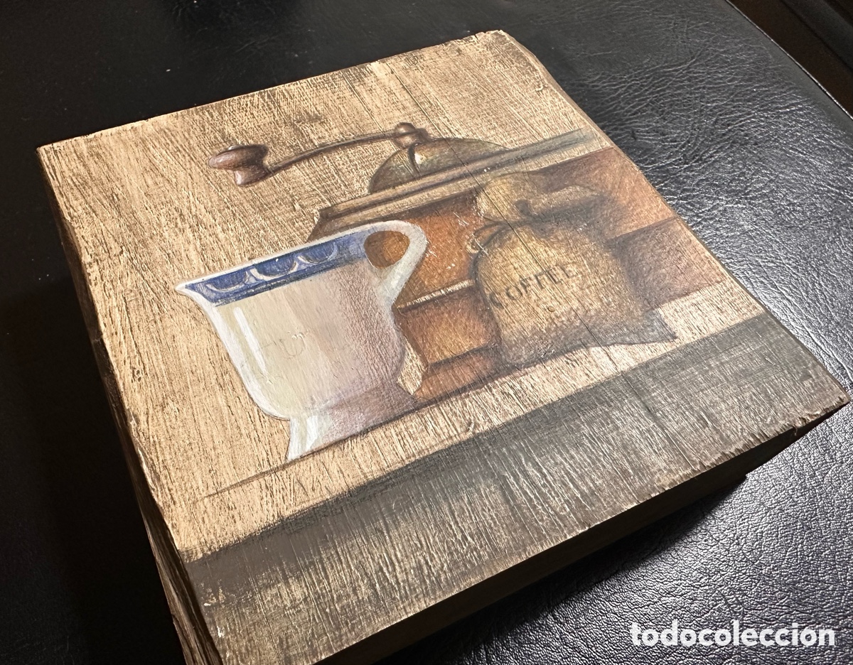 Arte: Pareja de bodegones al &oacute;leo sobre madera - Foto 7