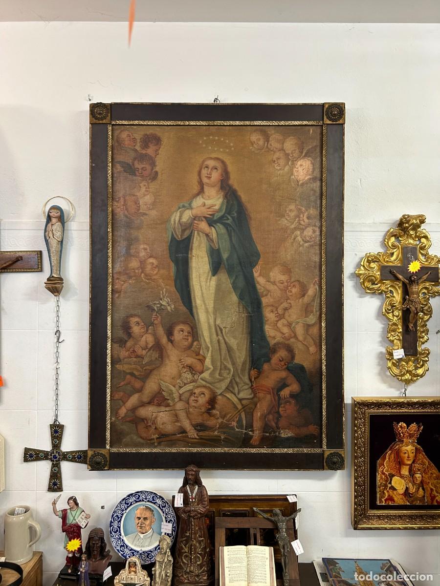 Arte: Antiguo &Oacute;leo Inmaculada Concepci&oacute;n - Foto 1
