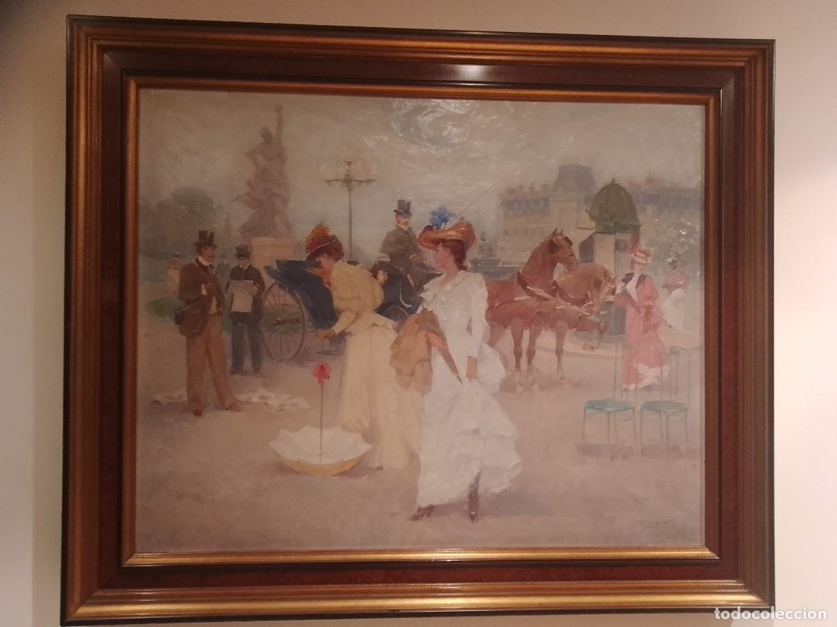 Art: &Oacute;leo s.XX - Escena Par&iacute;s Bella &Eacute;poca - Arana Sagas