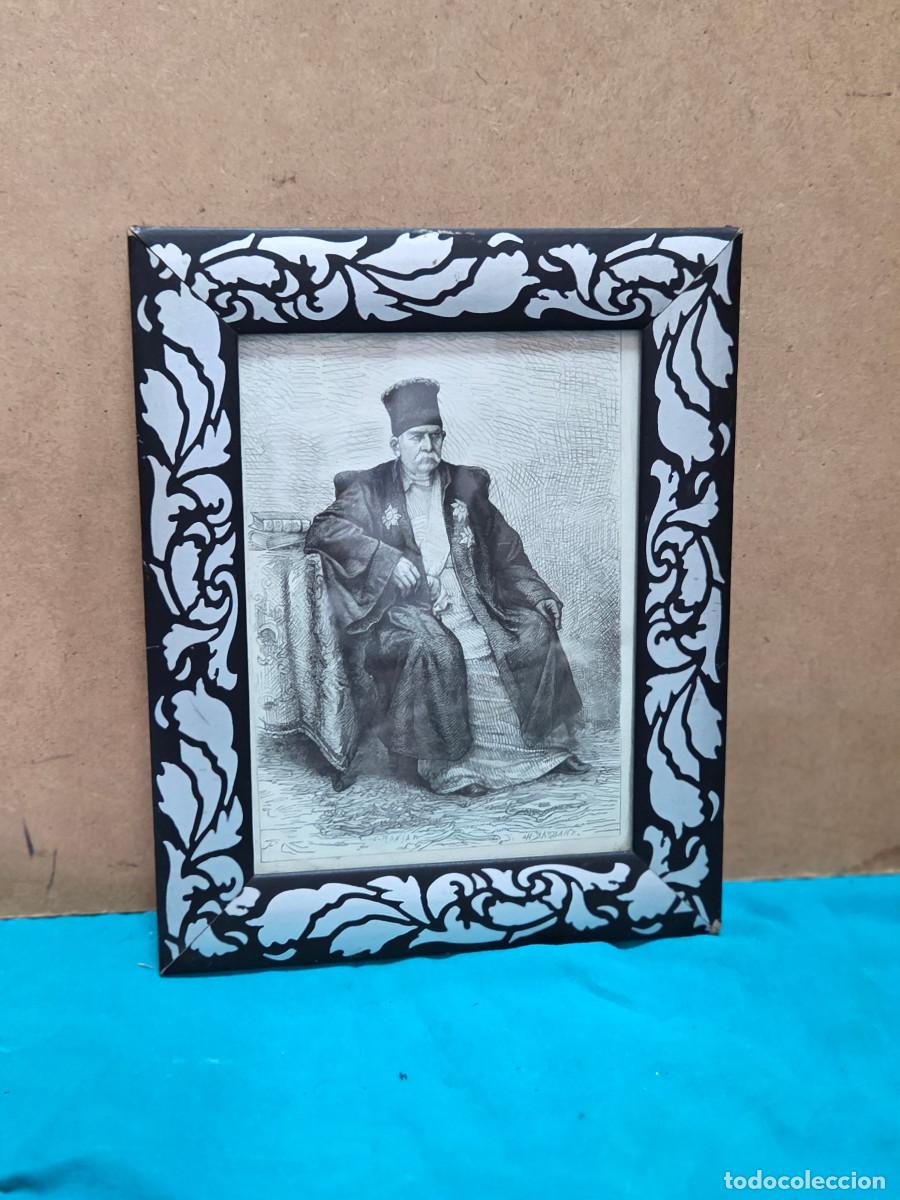 Arte: cuadro grabado antiguo - Foto 1