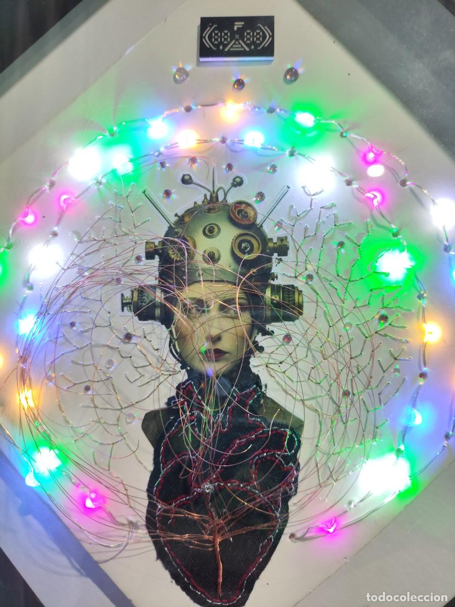 Arte: Cuadro artesano &rdquo;Sue&ntilde;os Cibern&eacute;ticos&rdquo; - Foto 1