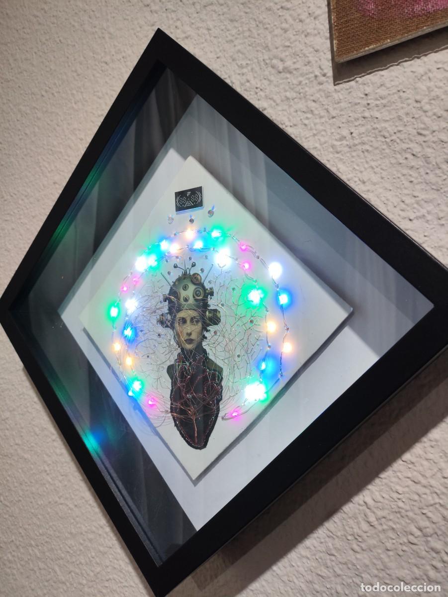 Arte: Cuadro artesano &rdquo;Sue&ntilde;os Cibern&eacute;ticos&rdquo; - Foto 4
