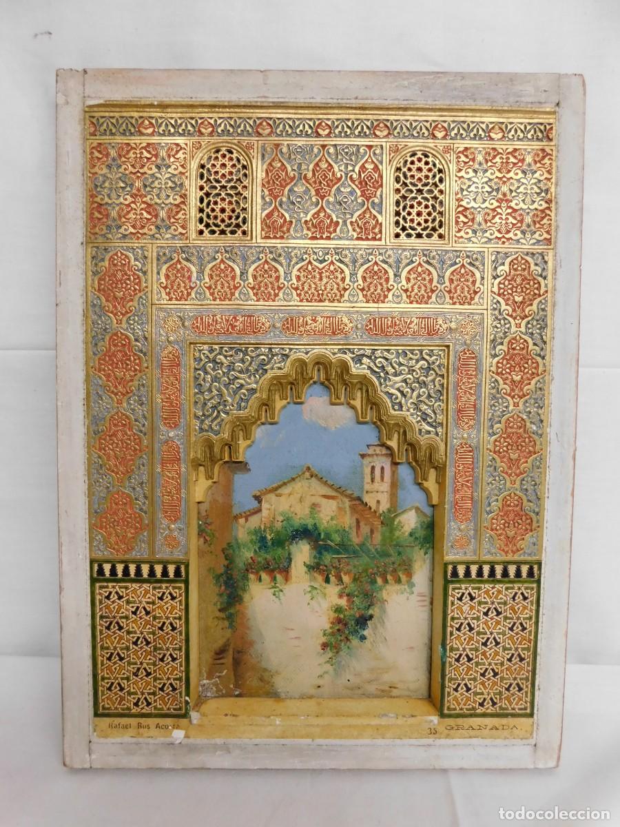 Arte: &Oacute;LEO SOBRE TABLA - RAFAEL RUS ACOSTA - REDUCCI&Oacute;N ALHAMBRA GRANADA