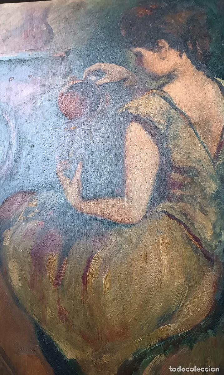 Arte: OLEO SOBRE TABLA SIN ENMARCAR - Foto 3