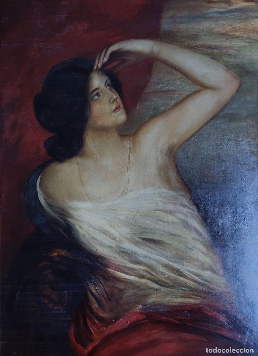Arte: Franz Lenbach, Danae, &oacute;leo - Foto 2