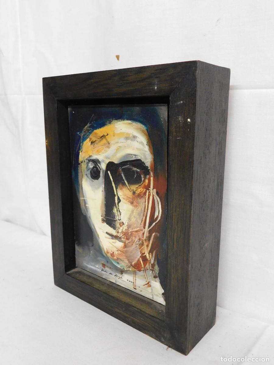 Arte: &Oacute;LEO SOBRE TABLA - ILEGIBLE - Foto 7