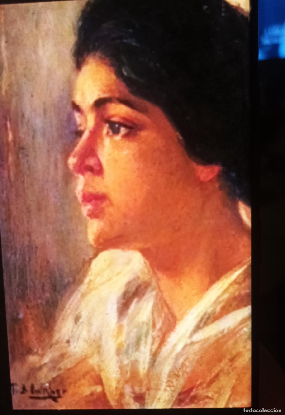 Arte: Oleo sobre concha .S.XIX.Madreperla. - Foto 20