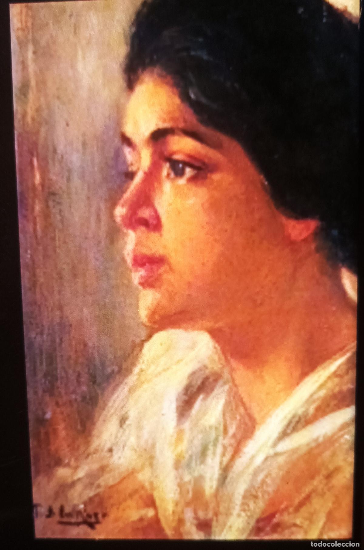 Arte: Oleo sobre concha .S.XIX.Madreperla. - Foto 21