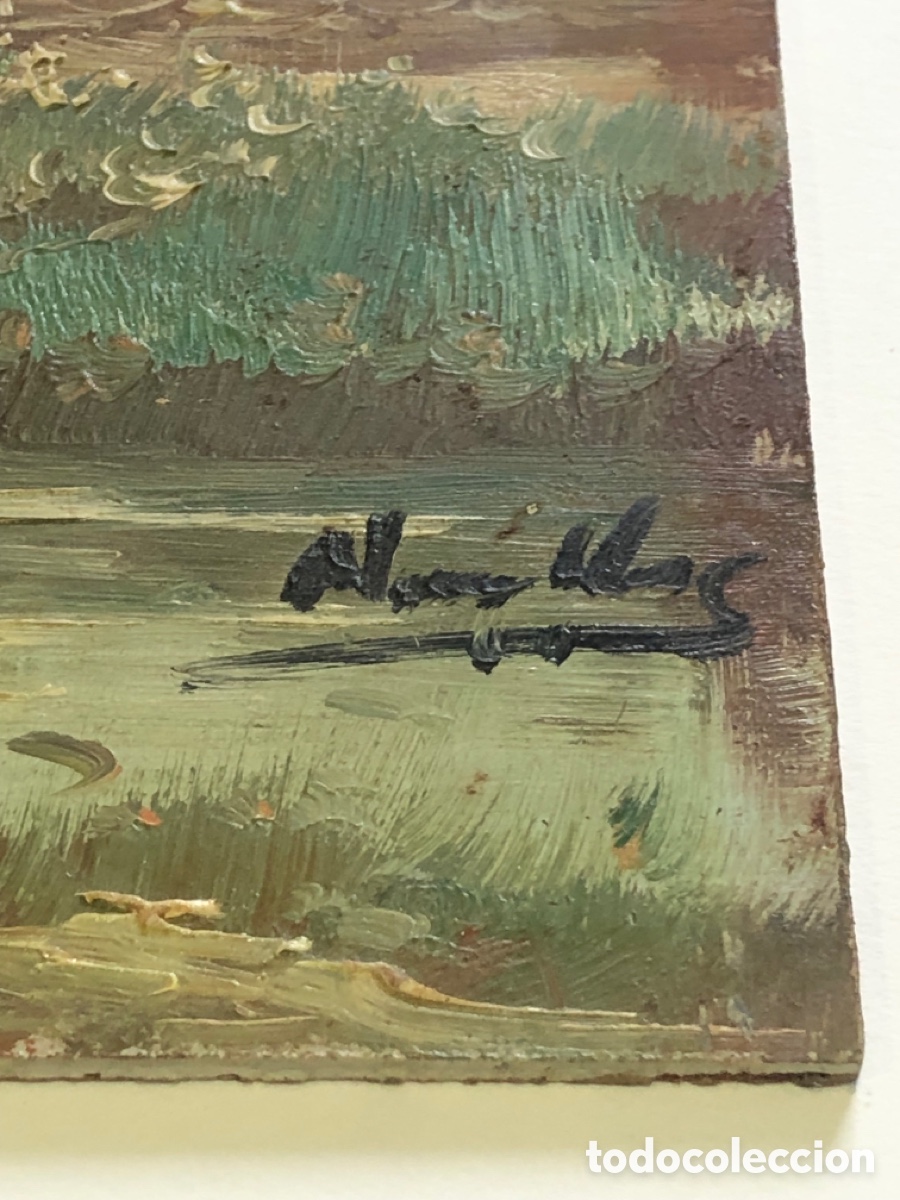 Arte: Oleo sobre tabla firmado - Foto 3