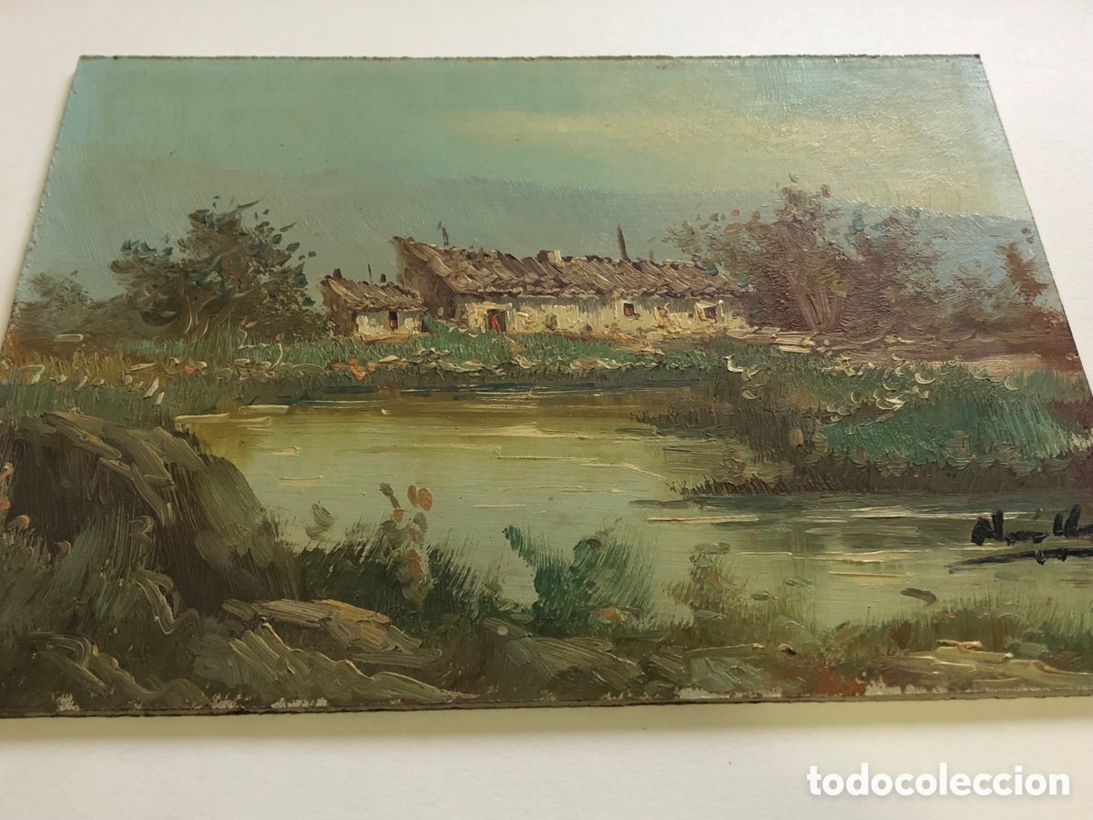 Arte: Oleo sobre tabla firmado - Foto 4