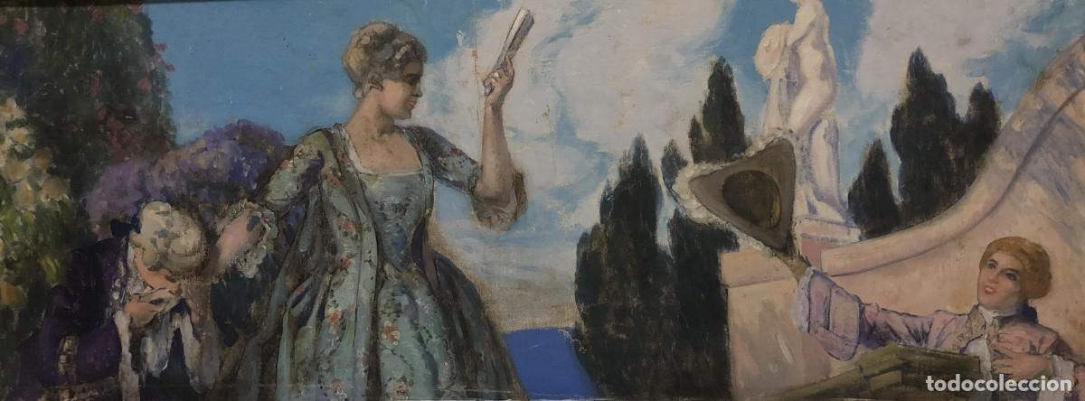 Arte: ESCENA BARROCA FRANCESA GRAN FORMATO - Foto 2