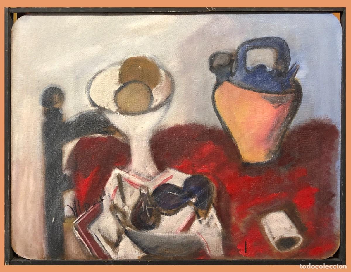 Arte: BODEGON CON BOTIJO , ESC. ESPA&Ntilde;OLA - Foto 2