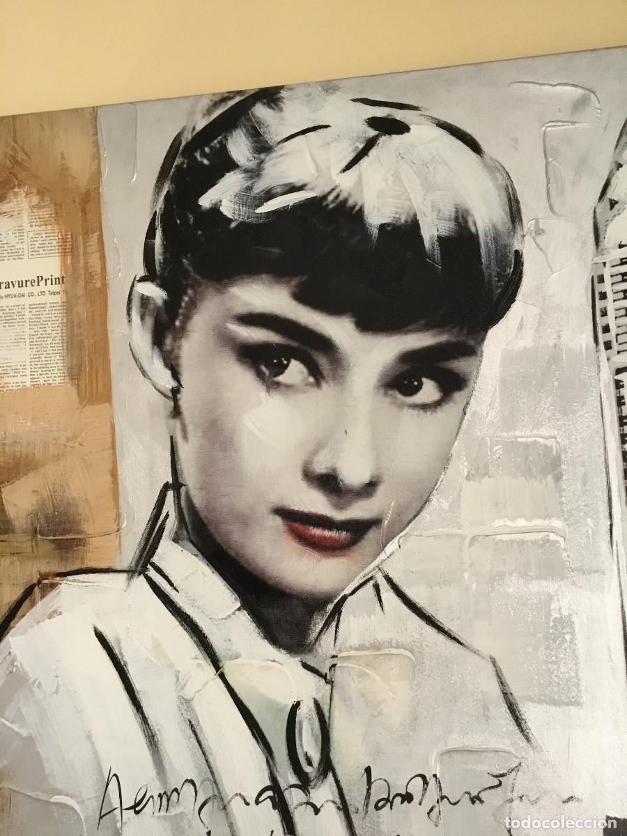 Arte: PINTURA COLLAGE AUDREY HEPBURN - Foto 4