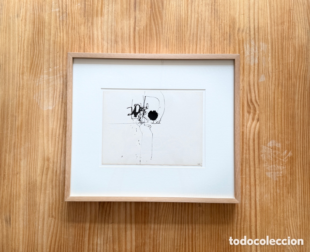 Arte: Tinta sobre papel. Luis Feito. 1967 - Foto 1