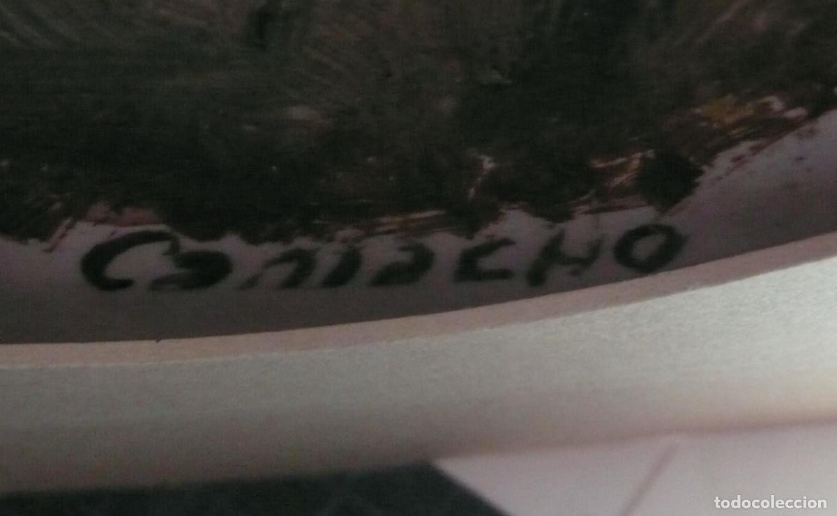 Arte: PLATO PINTADO EN OLEO - Foto 3