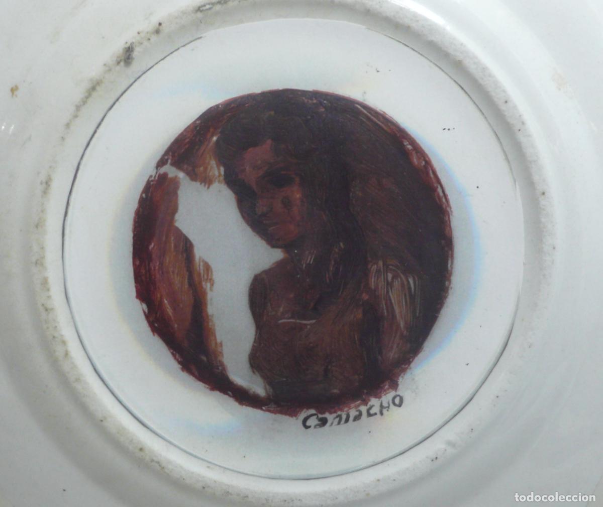 Arte: PLATO PINTADO EN OLEO - Foto 4