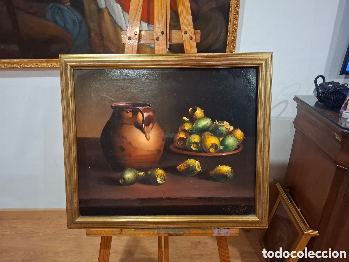 Arte: Bodegon de higos chumbo 74x62 - Foto 1
