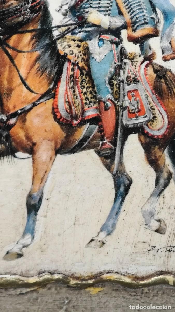 Arte: Peinture sur bois polychrome - Foto 5