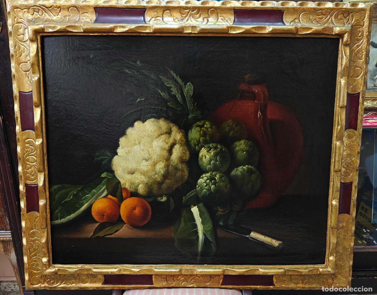 Arte: Bodeg&oacute;n de frutas siglo XIX - Foto 1