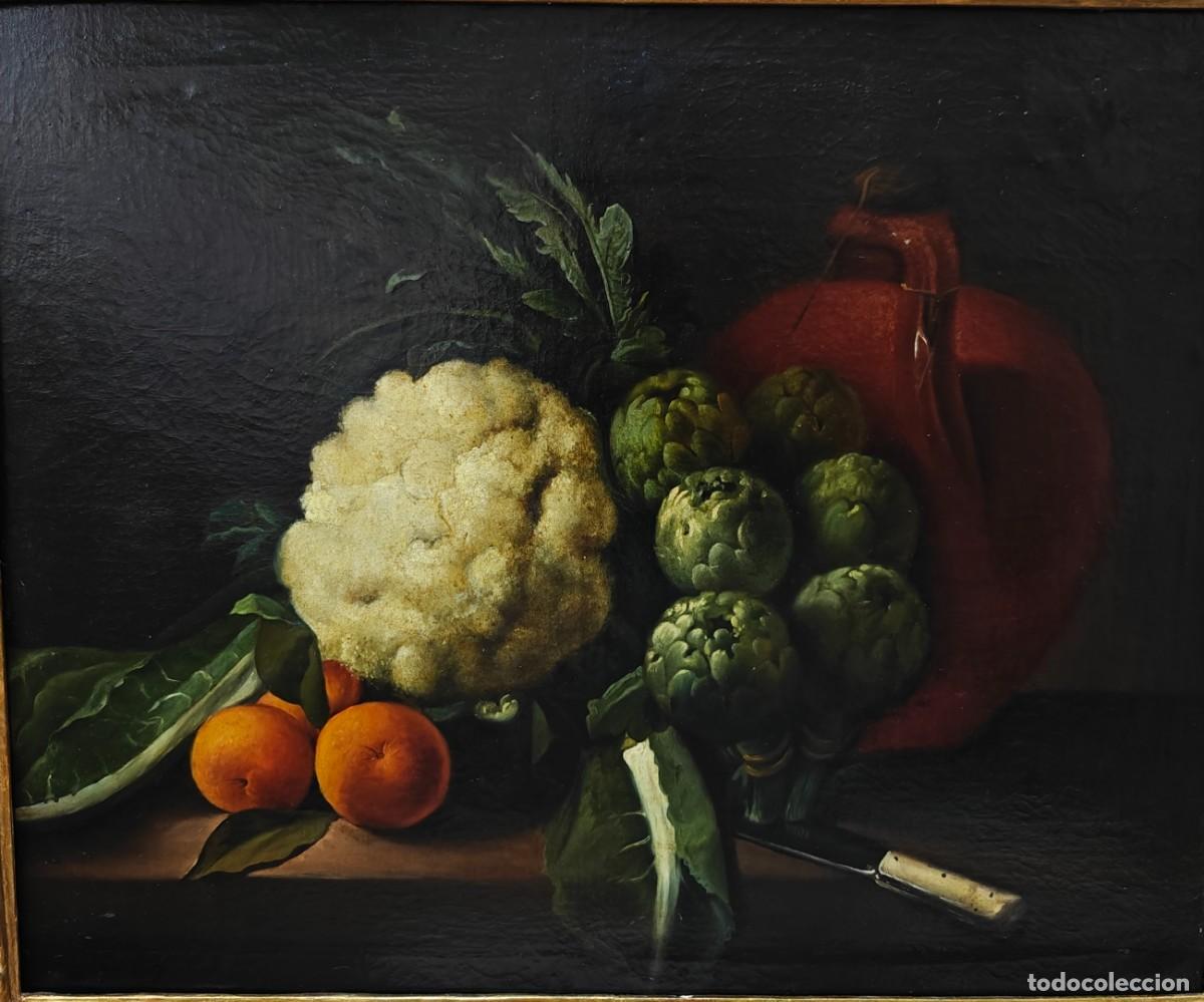 Arte: Bodeg&oacute;n de frutas siglo XIX - Foto 2