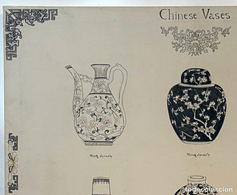 Arte: Lienzo Jarrones Chinos - Foto 3