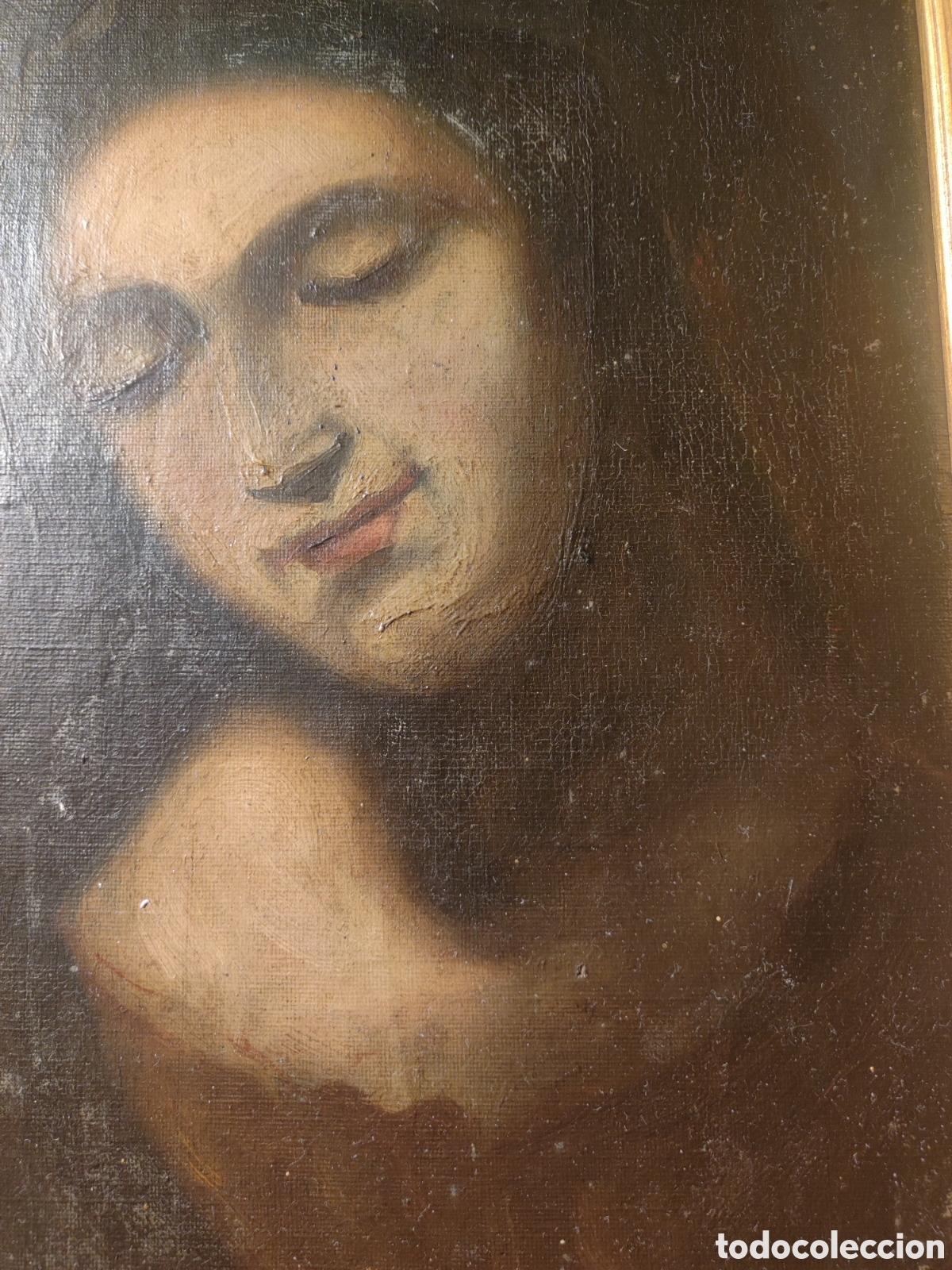 Arte: Virgen &oacute;leo sobre lienzo - Foto 3