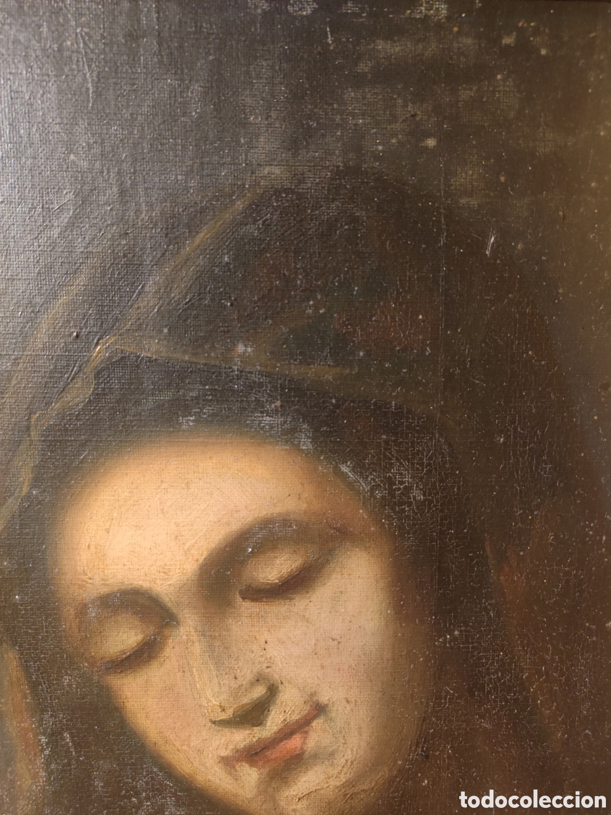 Arte: Virgen &oacute;leo sobre lienzo - Foto 4