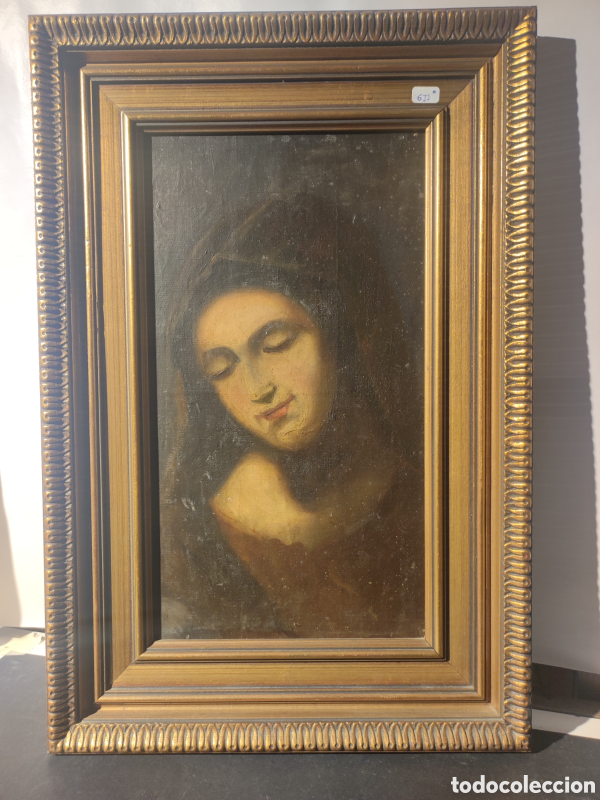 Arte: Virgen &oacute;leo sobre lienzo - Foto 1