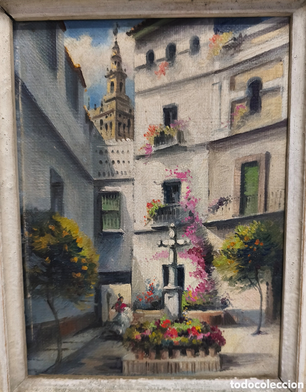 Arte: Pareja de pinturas Sevilla - Foto 2