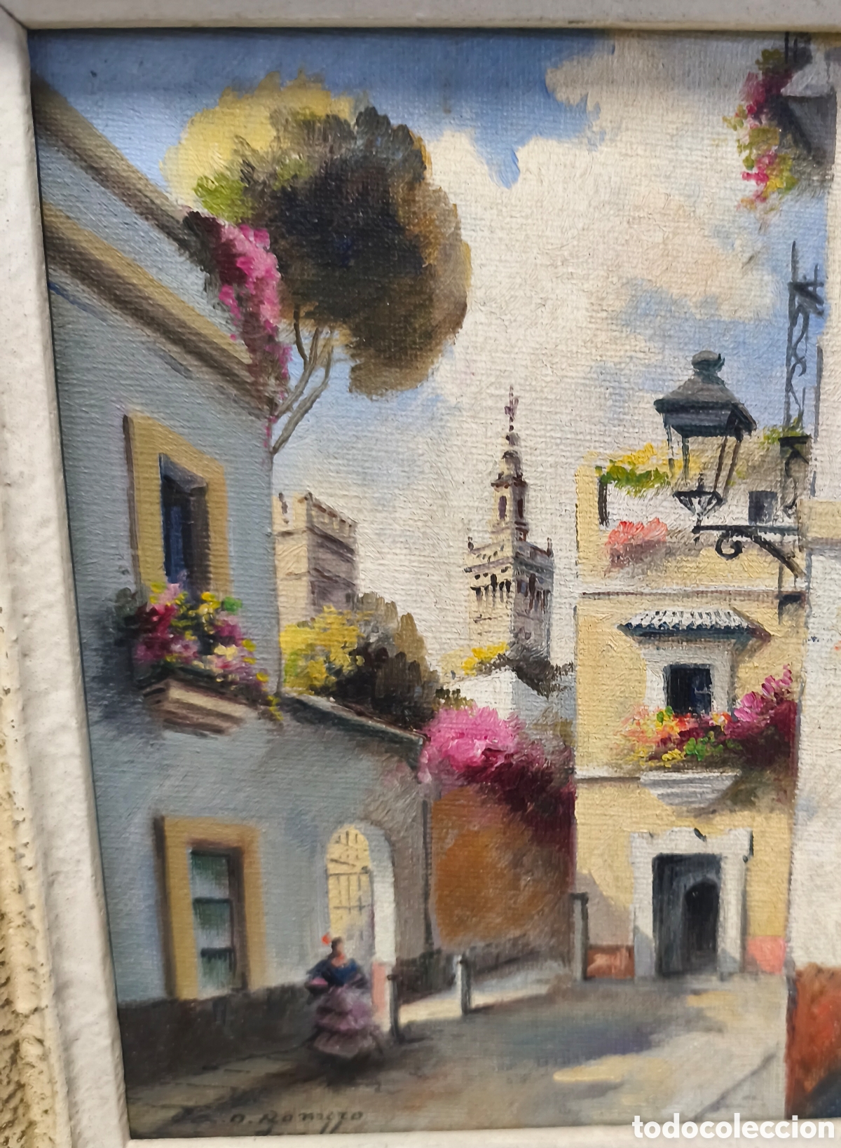 Arte: Pareja de pinturas Sevilla - Foto 3