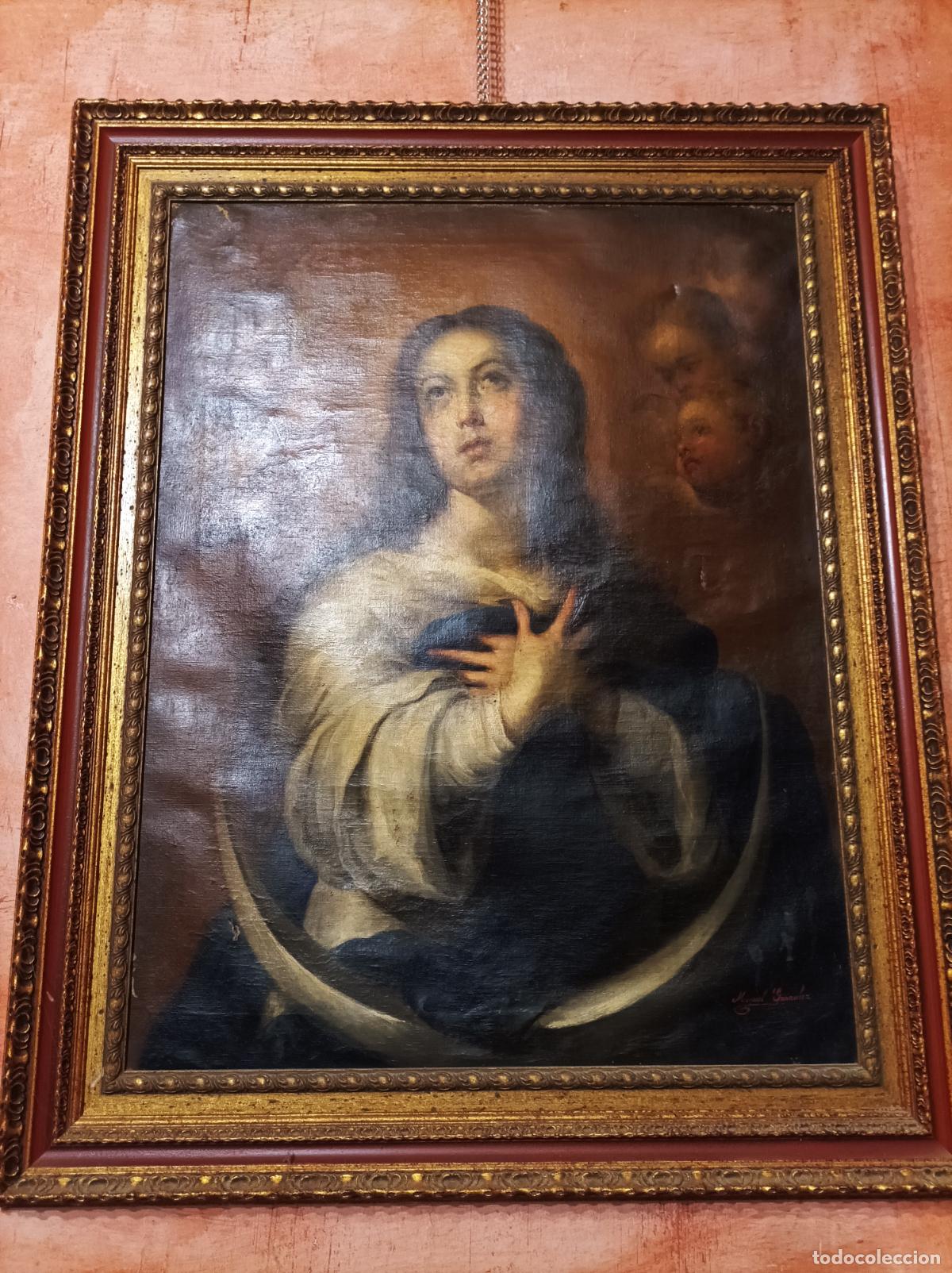 Arte: Oleo sobre lienzo .S.XIX. - Foto 4