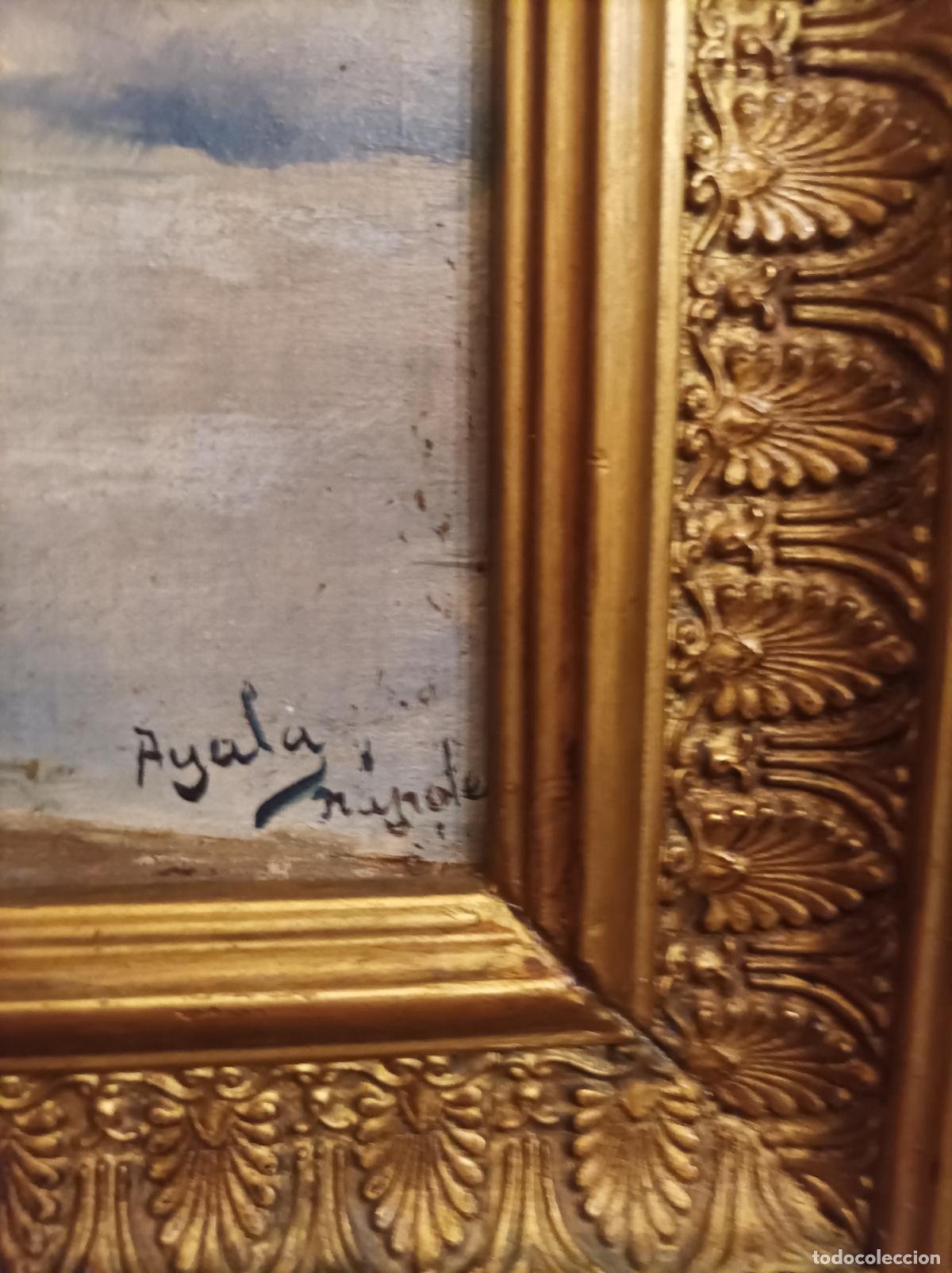 Arte: Oleos sobre tabla del S. XIX. - Foto 13