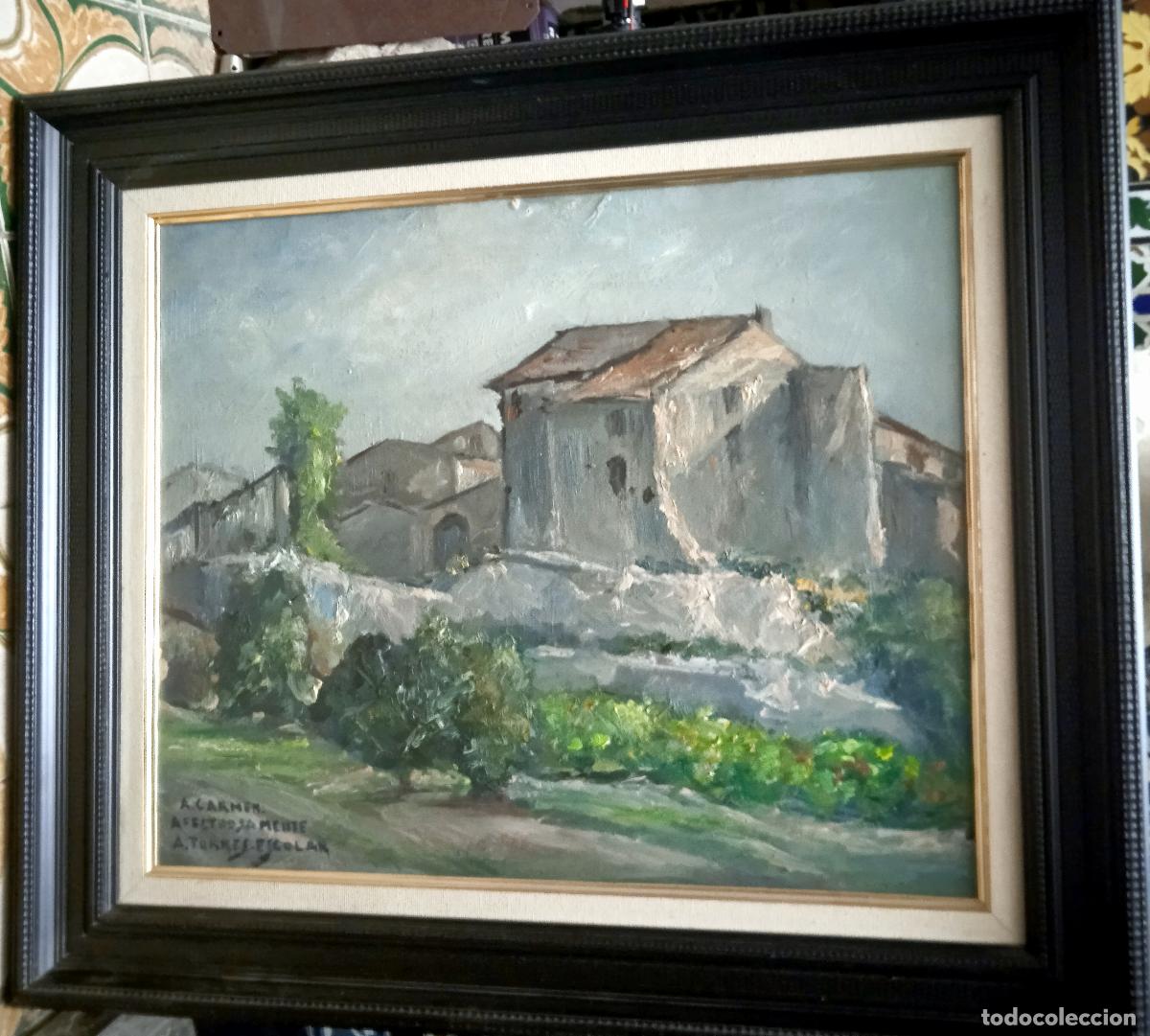 Kunst: &Aacute;ngel Torres Escolar (Barcelona, 1920-2007): Mas&iacute;a. &Oacute;leo sobre t&aacute;blex.