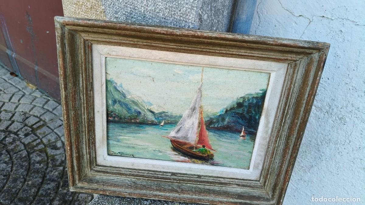Arte: Cadre marine sign&eacute;e 1950 - Foto 8