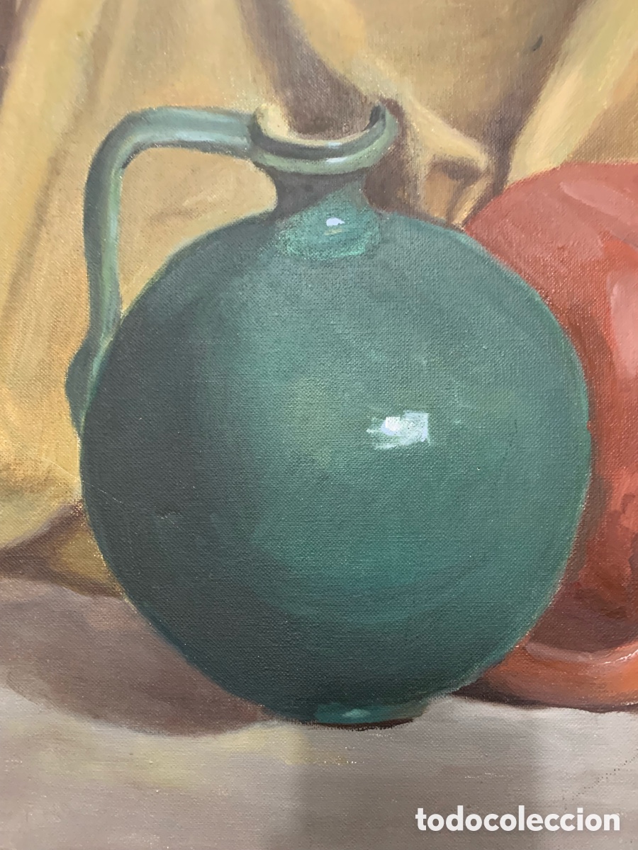Arte: &Oacute;leo sobre lienzo Bodeg&oacute;n - Foto 2