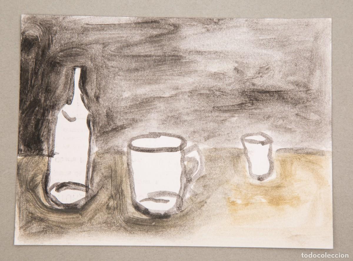 Art: Enric Balanz&aacute; - T&eacute;cnica mixta sobre papel - C. 1985