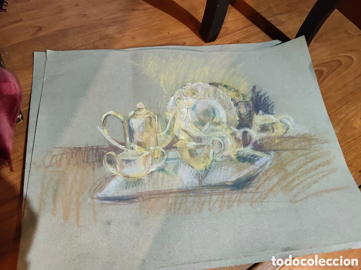 Arte: Magn&iacute;fica cera sobre papel sin marco - Foto 2