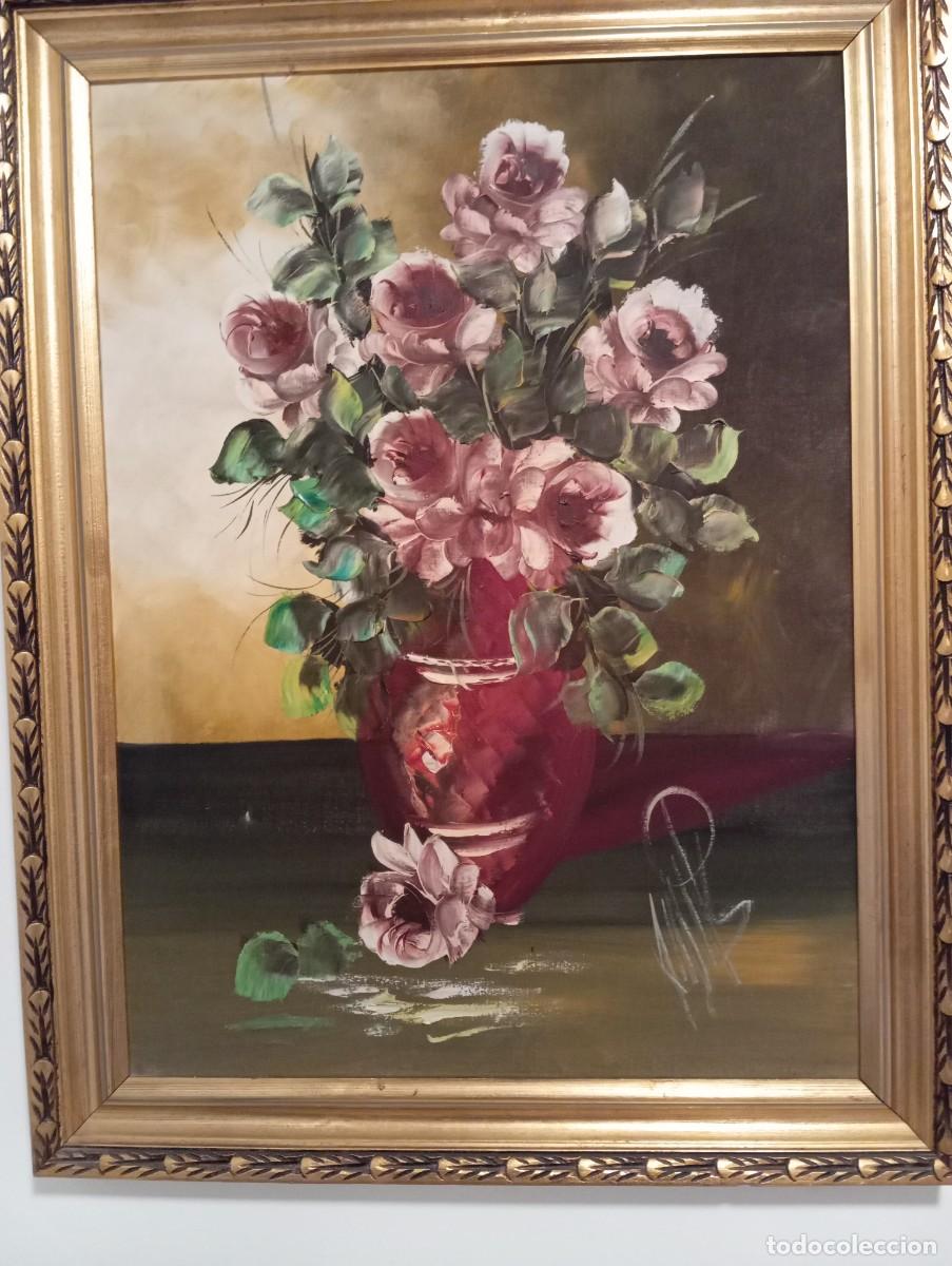 Arte: bodegon ,oleo sobre tela. - Foto 1