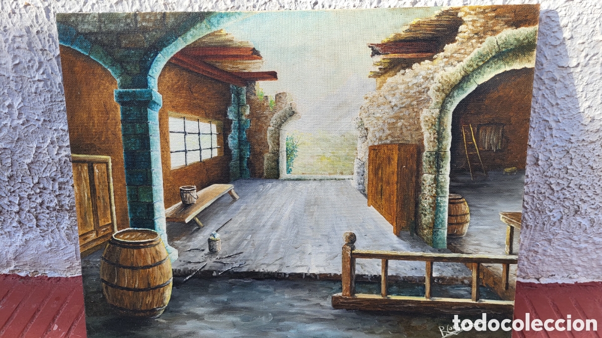 Arte: Pintura &oacute;leo sobre tabla - Foto 2