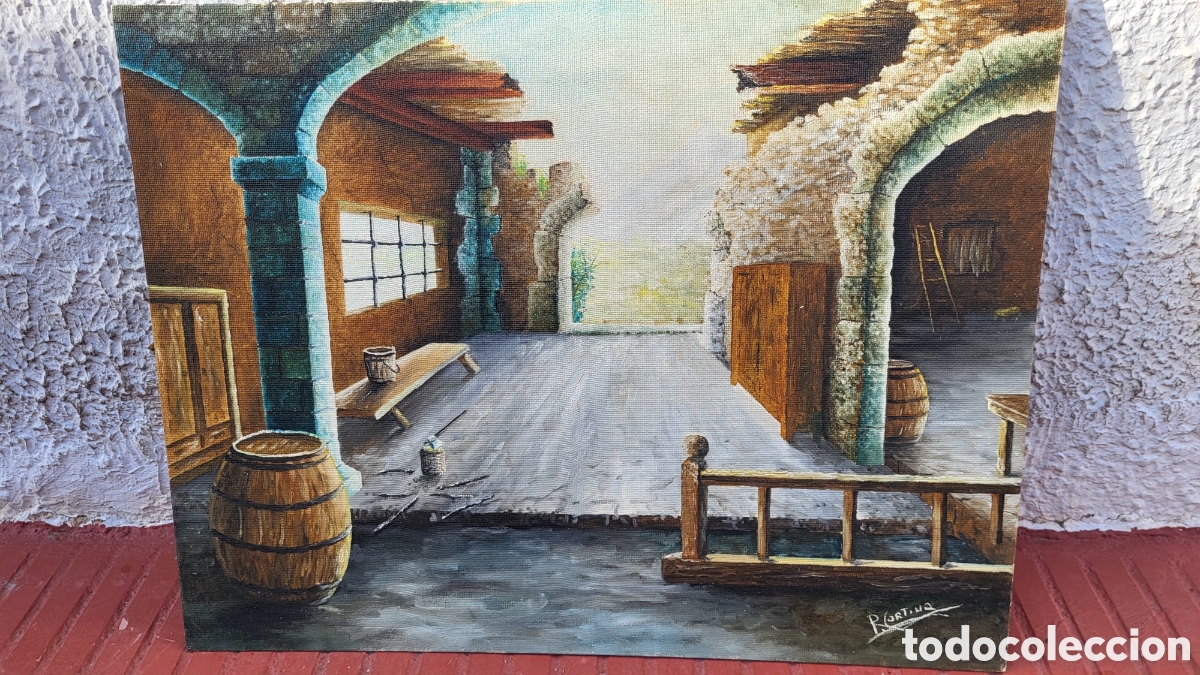 Arte: Pintura &oacute;leo sobre tabla - Foto 3