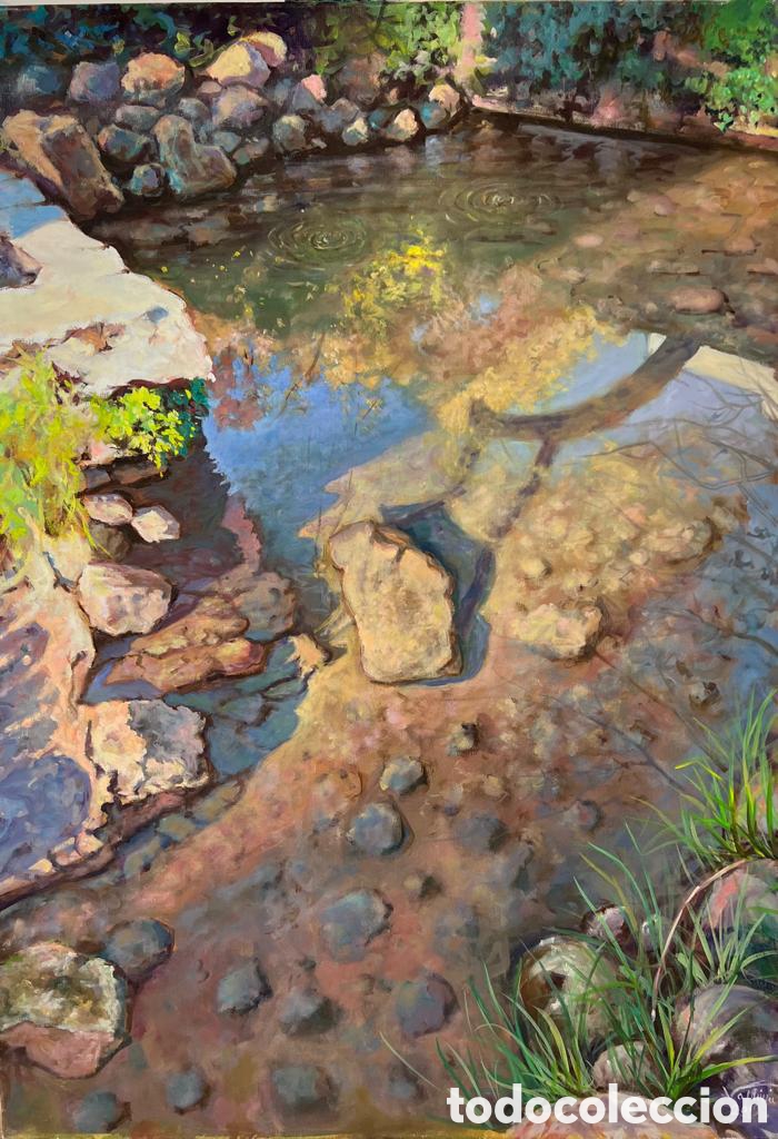 Arte: &rdquo; Reflejos en el Agua con piedras&rdquo; - Foto 1