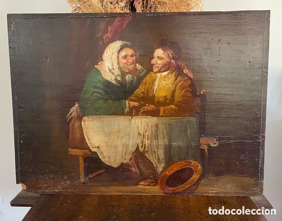 Arte: Cuadro con t&eacute;cnica y esp&iacute;ritu goyesco - Foto 1