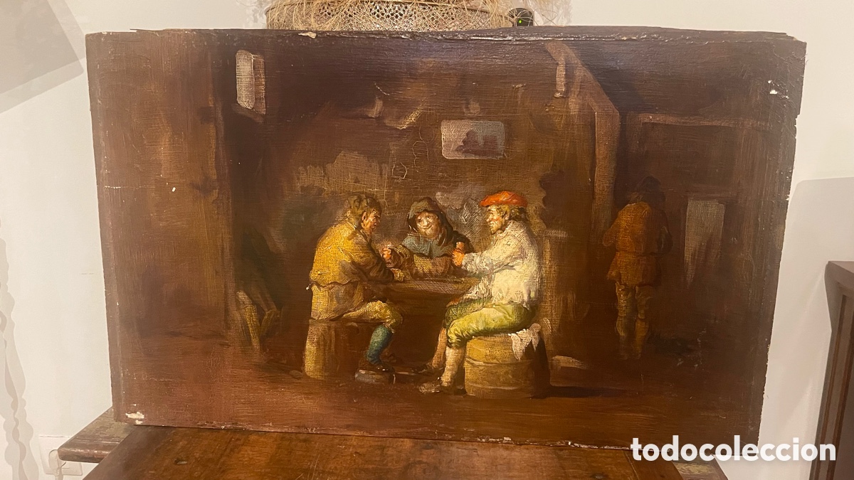 Arte: Cuadro con t&eacute;cnica y esp&iacute;ritu goyesco - Foto 1