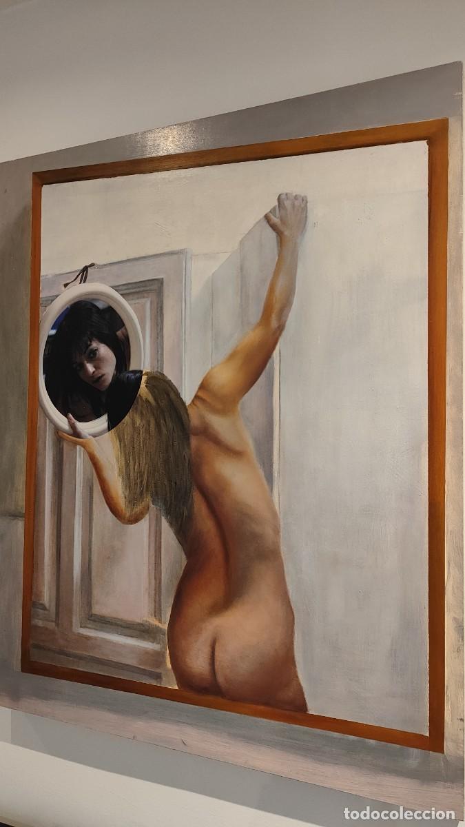 Arte: &Oacute;leo Original sobre Lienzo &ndash; 100 &times; 81 cm - Foto 2