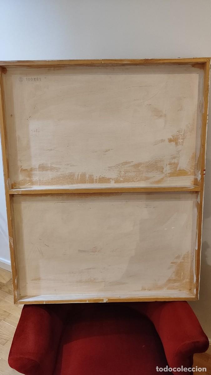 Arte: &Oacute;leo Original sobre Lienzo &ndash; 100 &times; 81 cm - Foto 6