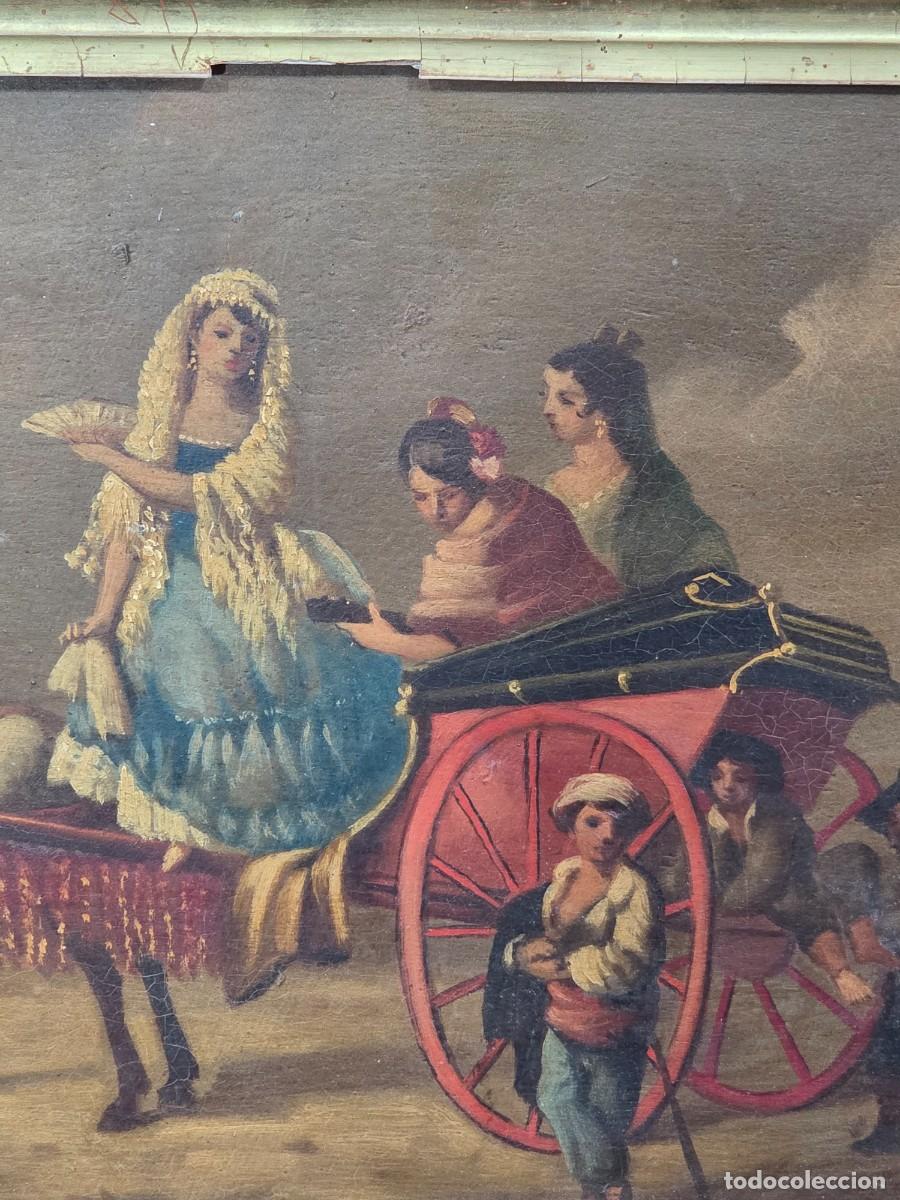 Arte: Oleo sobre tabla S.XIX - Foto 3