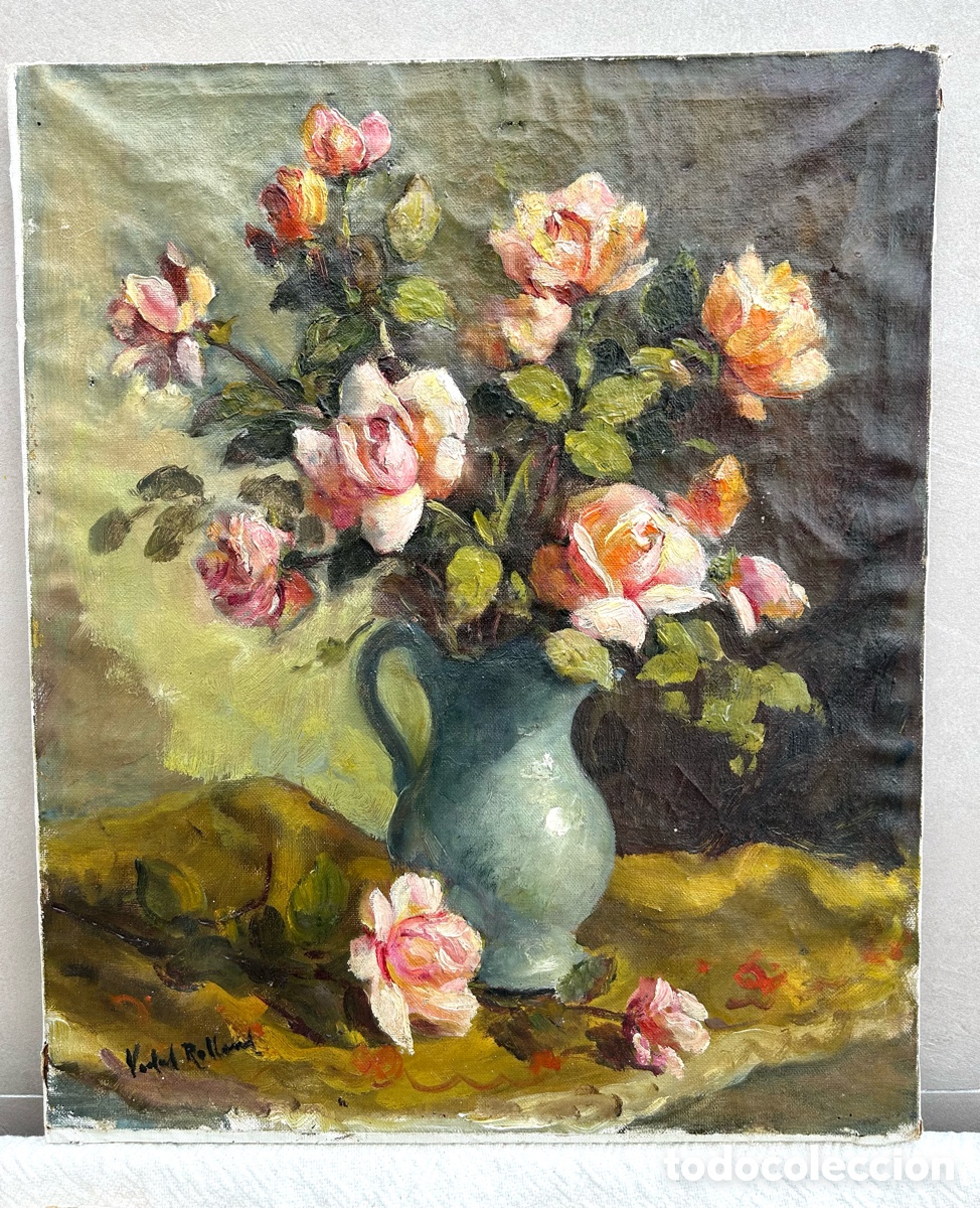 Arte: Cuadro al &oacute;leo Vidal Rolland - Foto 1