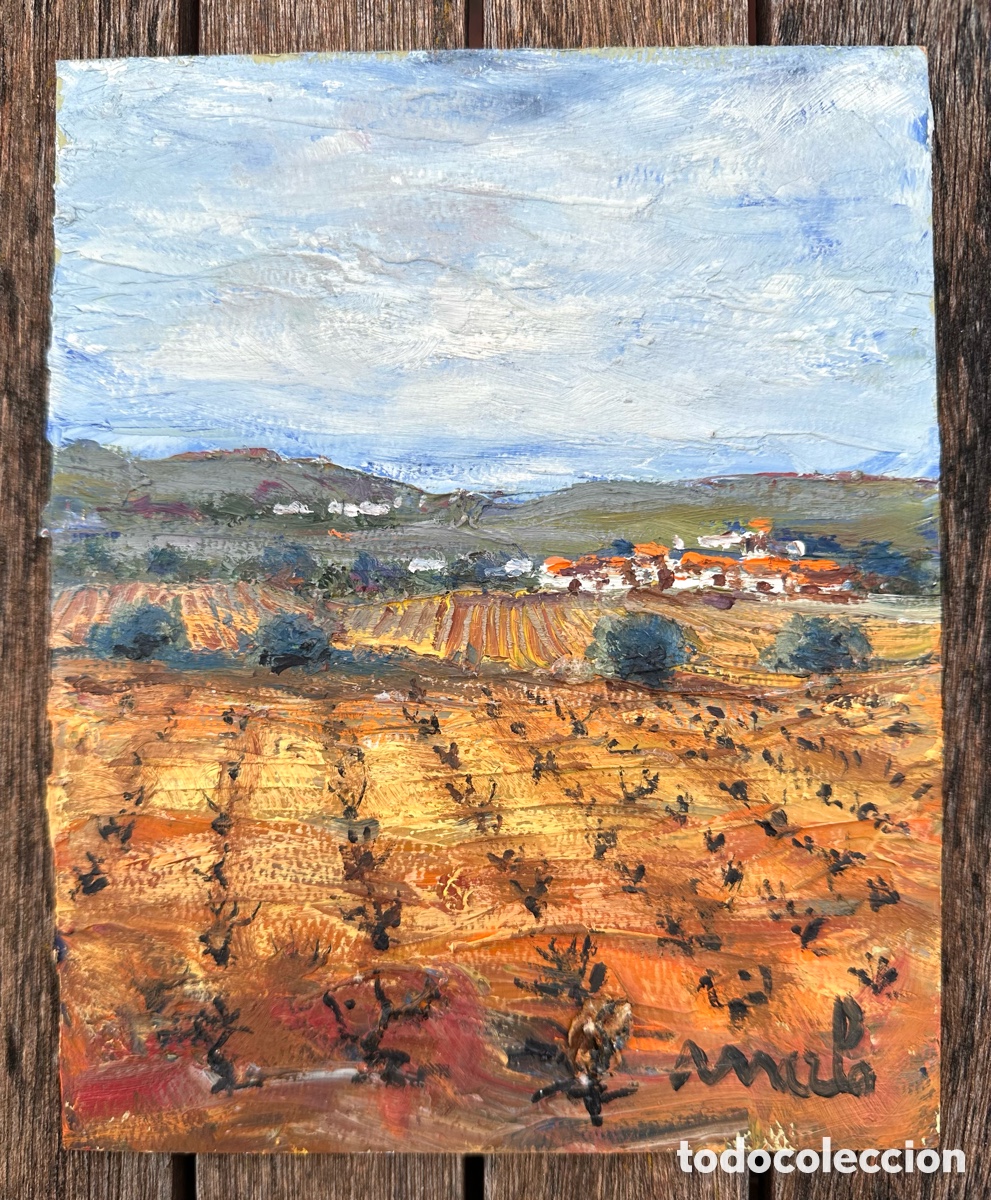 Arte: Oleo Marlo sobre cart&oacute;n - Foto 1